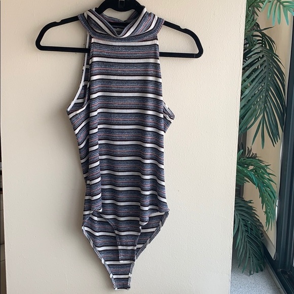 Blush Noir Turtleneck bodysuit - Picture 1 of 6